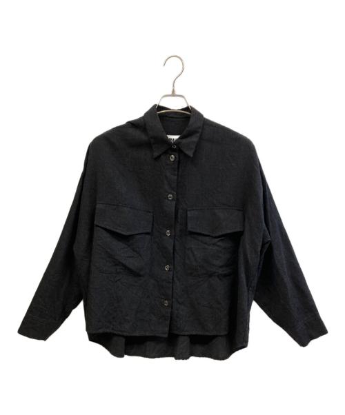 MM6 Maison Margiela（エムエムシックスメゾンマルジェラ）MM6 Maison Margiela (エムエムシックスメゾンマルジェラ) 長袖シャツ ブラック サイズ:40の古着・服飾アイテム