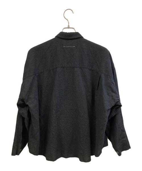 MM6 Maison Margiela（エムエムシックスメゾンマルジェラ）MM6 Maison Margiela (エムエムシックスメゾンマルジェラ) 長袖シャツ ブラック サイズ:40の古着・服飾アイテム