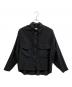 MM6 Maison Margiela（エムエムシックスメゾンマルジェラ）の古着「長袖シャツ」｜ブラック