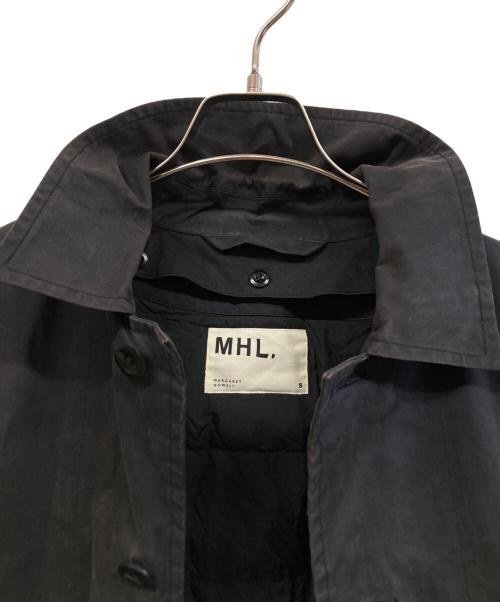 MHL（エムエイチエル）MHL (エムエイチエル) ステンカラーコート ブラック サイズ:Sの古着・服飾アイテム
