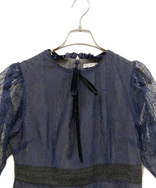 LeJa（レジャ）LeJa (レジャ) 半袖ワンピース ネイビー サイズ:Mの古着・服飾アイテム