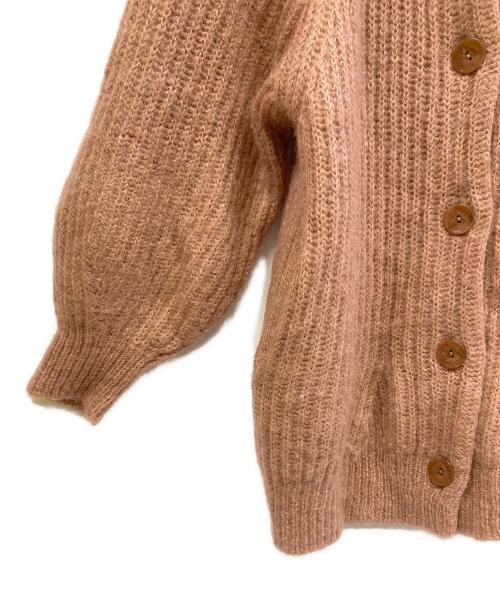 Snidel（スナイデル）Snidel (スナイデル) ニットジャケット ピンク サイズ:Fの古着・服飾アイテム