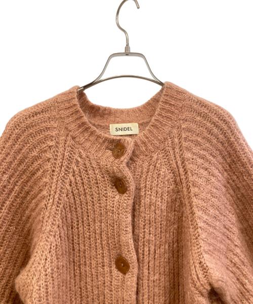 Snidel（スナイデル）Snidel (スナイデル) ニットジャケット ピンク サイズ:Fの古着・服飾アイテム