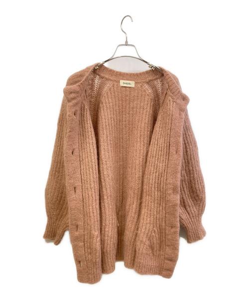 Snidel（スナイデル）Snidel (スナイデル) ニットジャケット ピンク サイズ:Fの古着・服飾アイテム