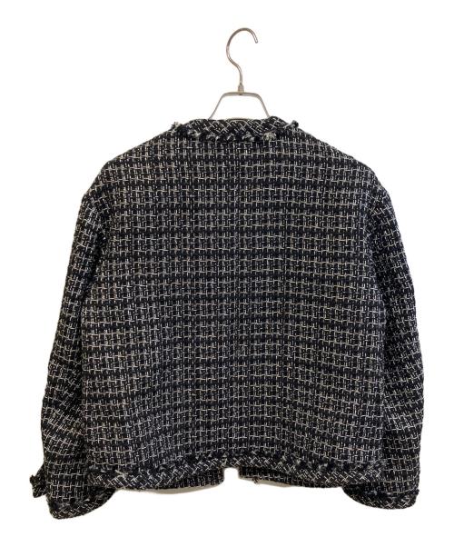 STATE OF MIND（ステートオブマインド）STATE OF MIND (ステートオブマインド) ツイードジャケット ブラック サイズ:Sの古着・服飾アイテム
