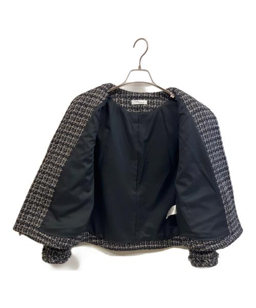 STATE OF MIND（ステートオブマインド）STATE OF MIND (ステートオブマインド) ツイードジャケット ブラック サイズ:Sの古着・服飾アイテム