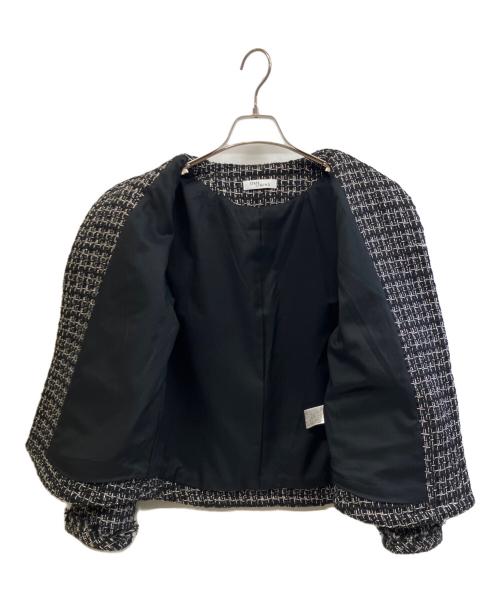 STATE OF MIND（ステートオブマインド）STATE OF MIND (ステートオブマインド) ツイードジャケット ブラック サイズ:Sの古着・服飾アイテム