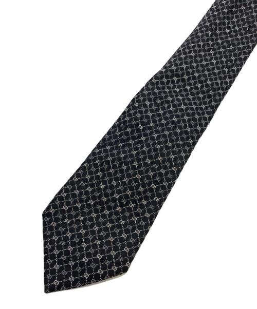 GUCCI（グッチ）GUCCI (グッチ) ネクタイ ブラック サイズ:不明（大剣幅相当）の古着・服飾アイテム