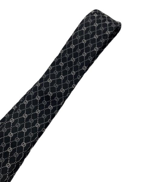 GUCCI（グッチ）GUCCI (グッチ) ネクタイ ブラック サイズ:不明（大剣幅相当）の古着・服飾アイテム
