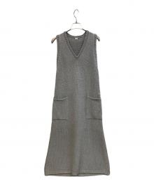 45R（フォーティファイブ・アール）の古着「ニットワンピース」｜グレー