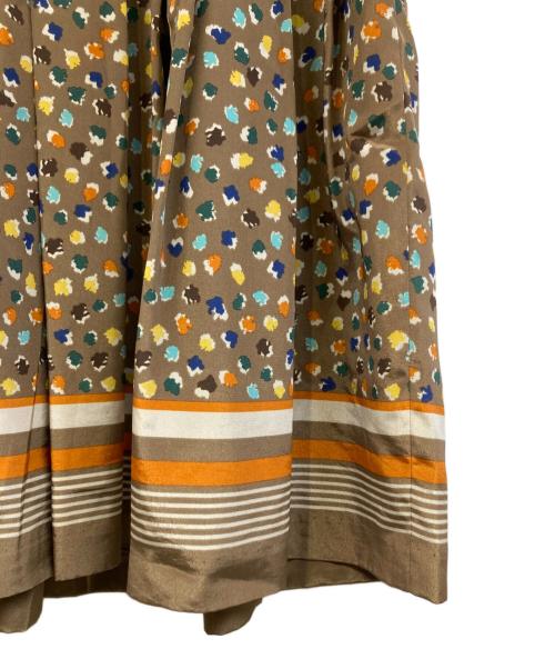 BURBERRY BLUE LABEL（バーバリー ブルー レーベル）BURBERRY BLUE LABEL (バーバリー ブルー レーベル) 半袖ワンピース ブラウン サイズ:38の古着・服飾アイテム