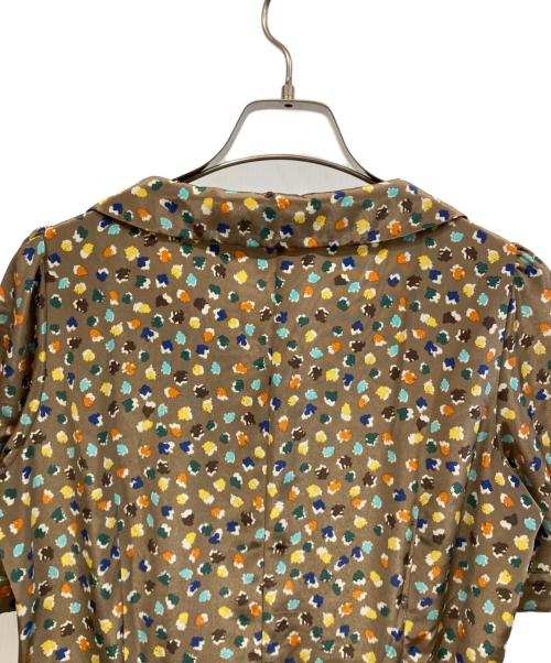 BURBERRY BLUE LABEL（バーバリー ブルー レーベル）BURBERRY BLUE LABEL (バーバリー ブルー レーベル) 半袖ワンピース ブラウン サイズ:38の古着・服飾アイテム