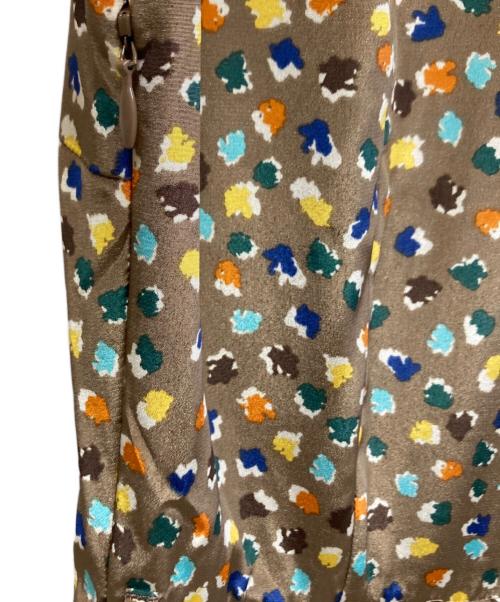 BURBERRY BLUE LABEL（バーバリー ブルー レーベル）BURBERRY BLUE LABEL (バーバリー ブルー レーベル) 半袖ワンピース ブラウン サイズ:38の古着・服飾アイテム
