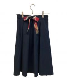 BLUE LABEL CRESTBRIDGE（ブルーレーベルクレストブリッジ）の古着「スカート」｜ネイビー