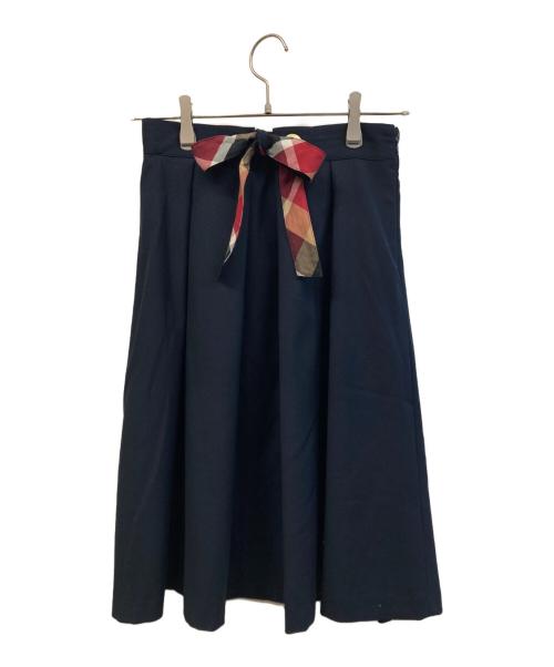 BLUE LABEL CRESTBRIDGE（ブルーレーベルクレストブリッジ）BLUE LABEL CRESTBRIDGE (ブルーレーベルクレストブリッジ) スカート ネイビー サイズ:38の古着・服飾アイテム