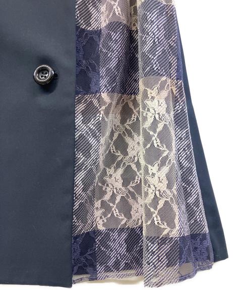 BLUE LABEL CRESTBRIDGE（ブルーレーベルクレストブリッジ）BLUE LABEL CRESTBRIDGE (ブルーレーベルクレストブリッジ) 2WAYスカート ブラック サイズ:38の古着・服飾アイテム