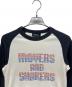 中古・古着 Hysteric Glamour (ヒステリックグラマー) ラグランロングスリーブカットソー アイボリー×ブラック サイズ:FREE：6000円