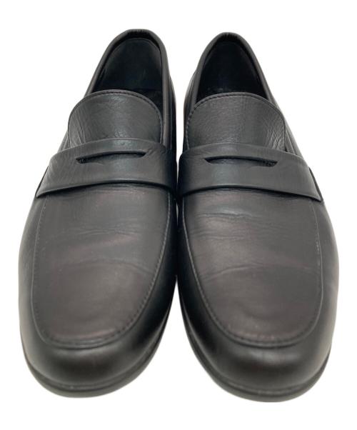 travel shoes by chausser（トラベルシューズバイショセ）TRAVEL SHOES by chausser (トラベルシューズバイショセ) コインローファー ブラック サイズ:23cm (36)の古着・服飾アイテム