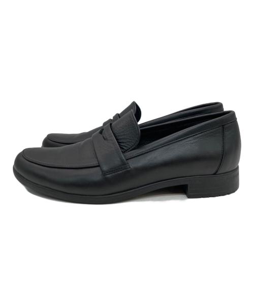travel shoes by chausser（トラベルシューズバイショセ）TRAVEL SHOES by chausser (トラベルシューズバイショセ) コインローファー ブラック サイズ:23cm (36)の古着・服飾アイテム