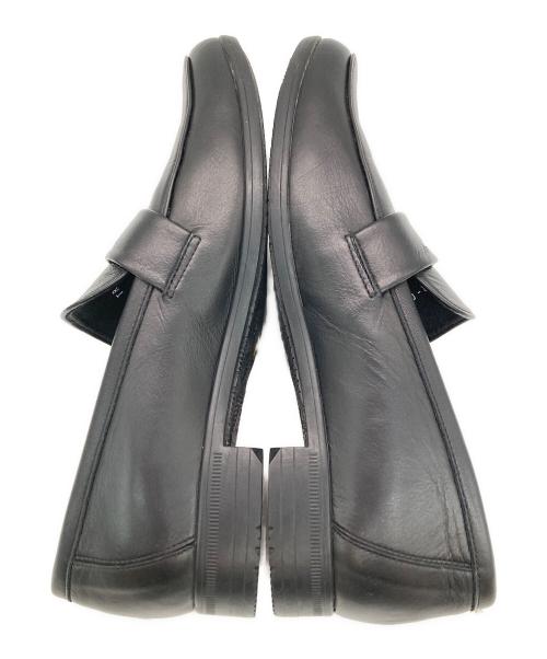 travel shoes by chausser（トラベルシューズバイショセ）TRAVEL SHOES by chausser (トラベルシューズバイショセ) コインローファー ブラック サイズ:23cm (36)の古着・服飾アイテム
