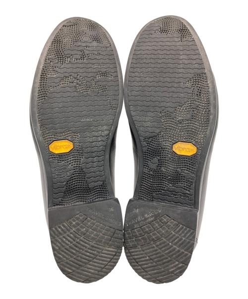 travel shoes by chausser（トラベルシューズバイショセ）TRAVEL SHOES by chausser (トラベルシューズバイショセ) コインローファー ブラック サイズ:23cm (36)の古着・服飾アイテム