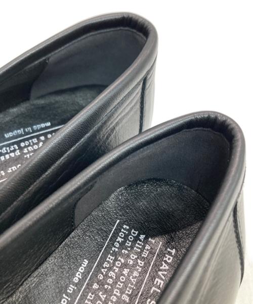 travel shoes by chausser（トラベルシューズバイショセ）TRAVEL SHOES by chausser (トラベルシューズバイショセ) コインローファー ブラック サイズ:23cm (36)の古着・服飾アイテム