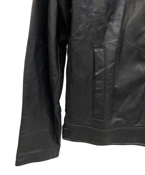 adidas（アディダス）adidas (アディダス) HARLEY-DAVIDSON (ハーレーダビッドソン) レザージャケット ブラック サイズ:FREEの古着・服飾アイテム