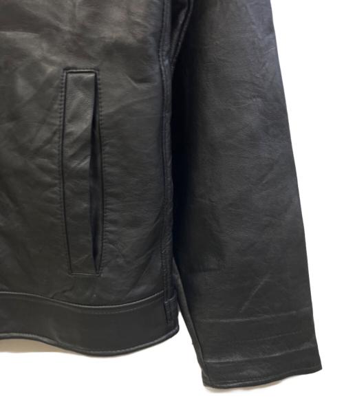 adidas（アディダス）adidas (アディダス) HARLEY-DAVIDSON (ハーレーダビッドソン) レザージャケット ブラック サイズ:FREEの古着・服飾アイテム