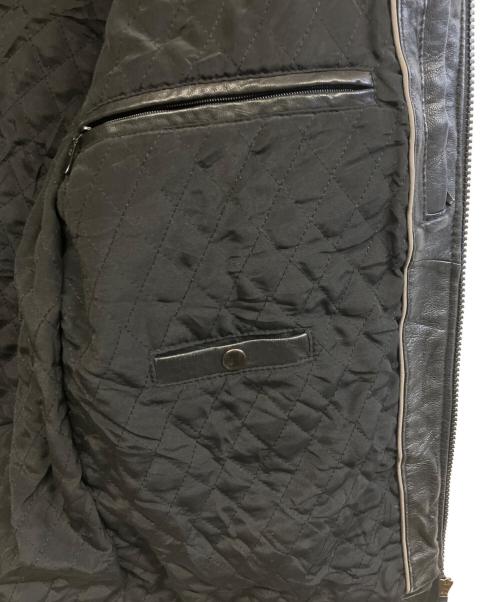adidas（アディダス）adidas (アディダス) HARLEY-DAVIDSON (ハーレーダビッドソン) レザージャケット ブラック サイズ:FREEの古着・服飾アイテム