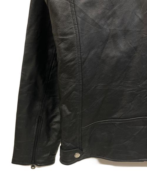 adidas（アディダス）adidas (アディダス) HARLEY-DAVIDSON (ハーレーダビッドソン) レザージャケット ブラック サイズ:FREEの古着・服飾アイテム