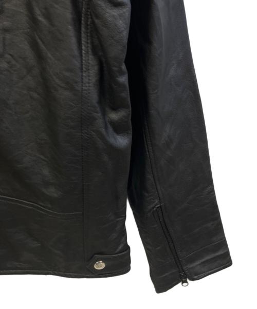 adidas（アディダス）adidas (アディダス) HARLEY-DAVIDSON (ハーレーダビッドソン) レザージャケット ブラック サイズ:FREEの古着・服飾アイテム