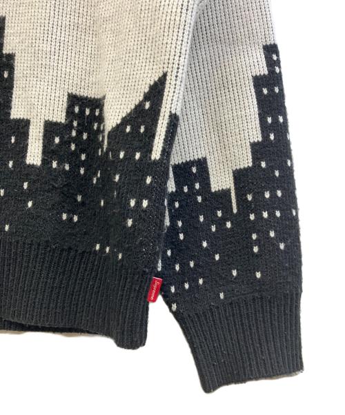 SUPREME（シュプリーム）Supreme (シュプリーム) New York Sweater ブラック×ホワイト サイズ:Sの古着・服飾アイテム