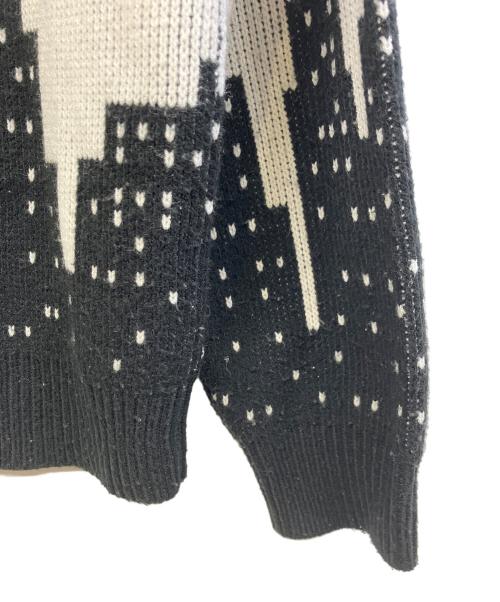 SUPREME（シュプリーム）Supreme (シュプリーム) New York Sweater ブラック×ホワイト サイズ:Sの古着・服飾アイテム