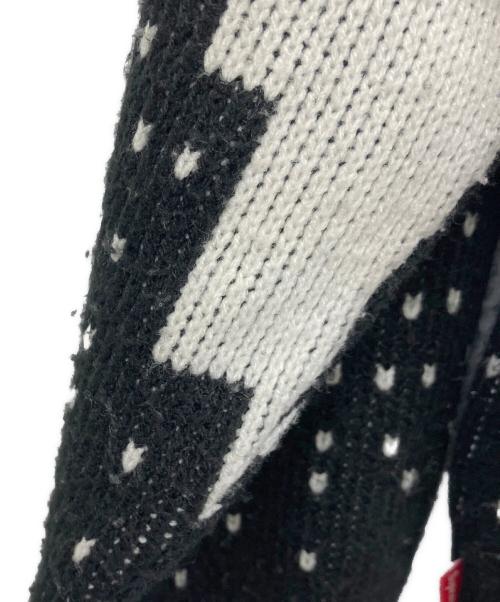 SUPREME（シュプリーム）Supreme (シュプリーム) New York Sweater ブラック×ホワイト サイズ:Sの古着・服飾アイテム