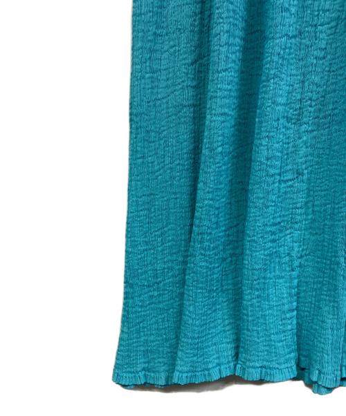 ISSEY MIYAKE me（イッセイ ミヤケ ミー）ISSEY MIYAKE me (イッセイ ミヤケ ミー) ノースリーブ・キャミソールワンピース スカイブルー サイズ:ーの古着・服飾アイテム