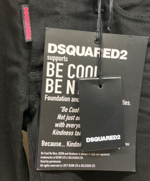 DSQUARED2（ディースクエアード）DSQUARED2 (ディースクエアード) スキニーパンツ ブラック サイズ:40 未使用品の古着・服飾アイテム