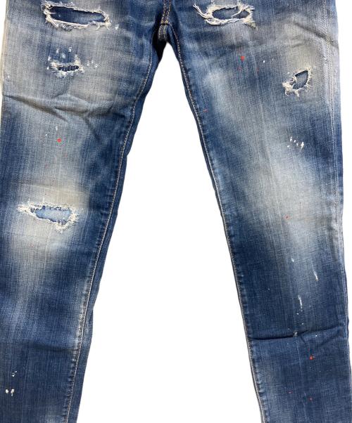 DSQUARED2（ディースクエアード）DSQUARED2 (ディースクエアード) デニムパンツ インディゴ サイズ:38の古着・服飾アイテム