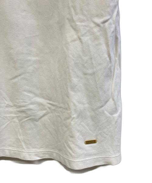 BLUE LABEL CRESTBRIDGE（ブルーレーベルクレストブリッジ）BLUE LABEL CRESTBRIDGE (ブルーレーベルクレストブリッジ) ポロシャツ ホワイト サイズ:38の古着・服飾アイテム