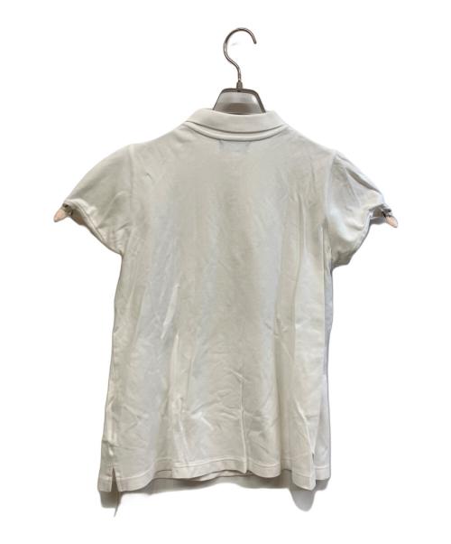 BLUE LABEL CRESTBRIDGE（ブルーレーベルクレストブリッジ）BLUE LABEL CRESTBRIDGE (ブルーレーベルクレストブリッジ) ポロシャツ ホワイト サイズ:38の古着・服飾アイテム