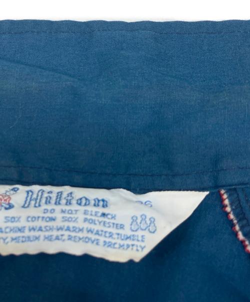 Hilton（ヒルトン）Hilton (ヒルトン) ボーリングシャツ ブルー サイズ:36の古着・服飾アイテム