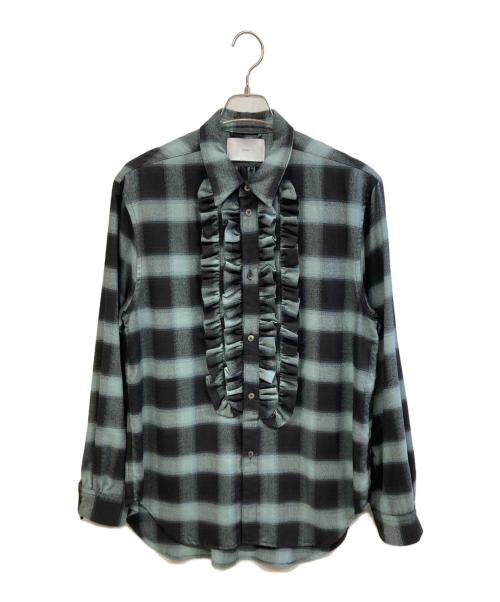 SUGARHILL（シュガーヒル）SUGARHILL (シュガーヒル) シャツ ブルー×ブラック サイズ:2の古着・服飾アイテム