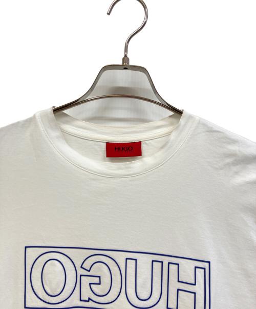 HUGO BOSS（ヒューゴ ボス）HUGO BOSS (ヒューゴ ボス) 半袖カットソー ホワイト サイズ:Sの古着・服飾アイテム