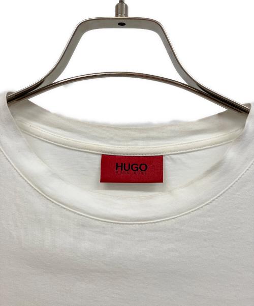 HUGO BOSS（ヒューゴ ボス）HUGO BOSS (ヒューゴ ボス) 半袖カットソー ホワイト サイズ:Sの古着・服飾アイテム