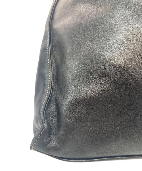 PRADA（プラダ）PRADA (プラダ) レザートートバッグ ブラックの古着・服飾アイテム