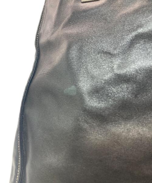 PRADA（プラダ）PRADA (プラダ) レザートートバッグ ブラックの古着・服飾アイテム