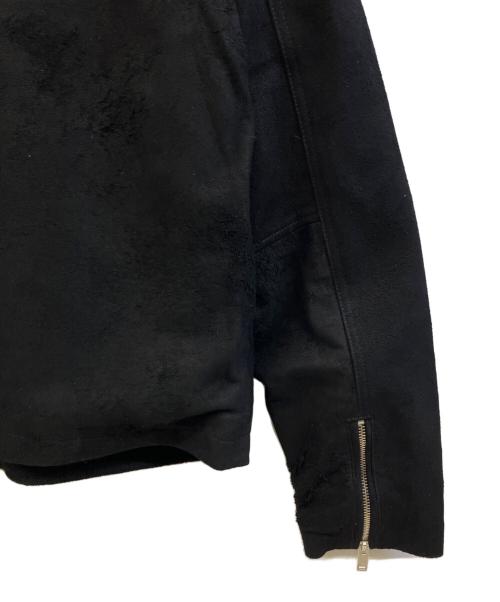 NO MAINTENANCE（ノーメンテナンス）NO MAINTENANCE (ノーメンテナンス) ラムレザージャケット ブラック サイズ:Mの古着・服飾アイテム