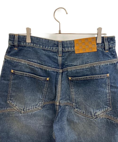 LOUIS VUITTON（ルイ ヴィトン）LOUIS VUITTON (ルイ ヴィトン) デニムワークウェアショーツ インディゴ サイズ:31の古着・服飾アイテム