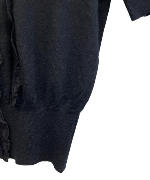 LOUIS VUITTON（ルイ ヴィトン）LOUIS VUITTON (ルイ ヴィトン) 薄手カーディガン ブラック サイズ:Mの古着・服飾アイテム