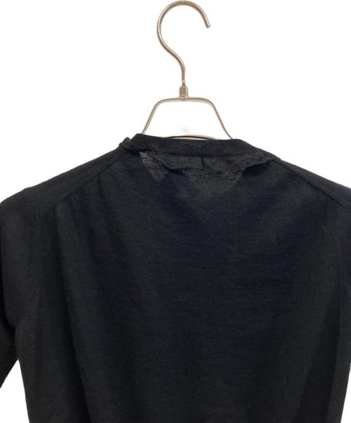 LOUIS VUITTON（ルイ ヴィトン）LOUIS VUITTON (ルイ ヴィトン) 薄手カーディガン ブラック サイズ:Mの古着・服飾アイテム
