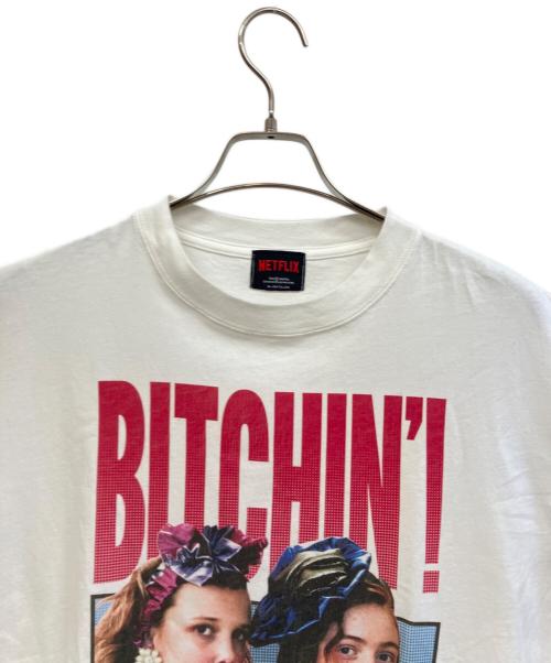 NETFLIX（ネットフリックス）NETFLIX (ネットフリックス) 半袖Tシャツ ホワイト サイズ:Mの古着・服飾アイテム